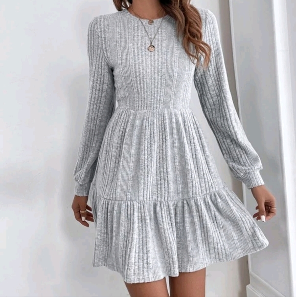 SHEIN Dresses & Skirts - Long Sleeve Ruffle Dress